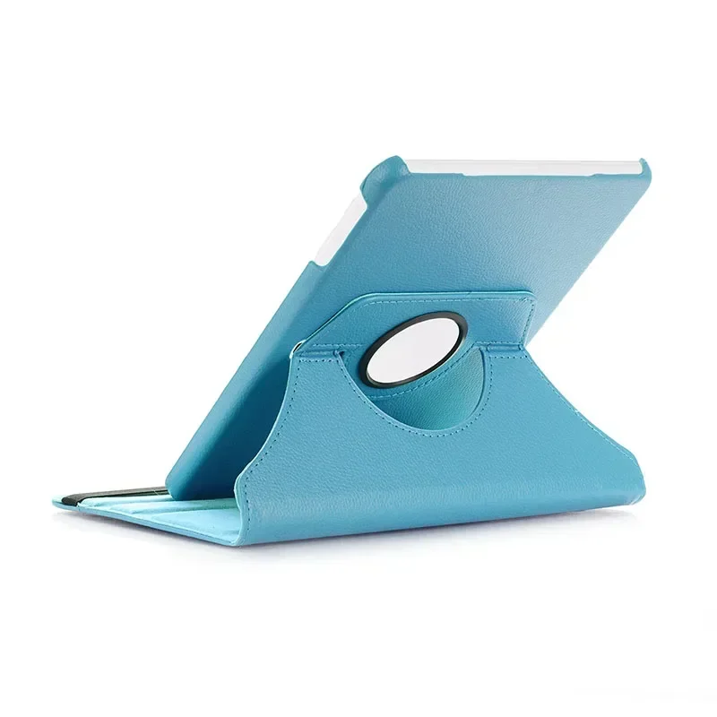 360 Degree Rotating PU Leather Flip Stand Smart Tablet Cover Shell