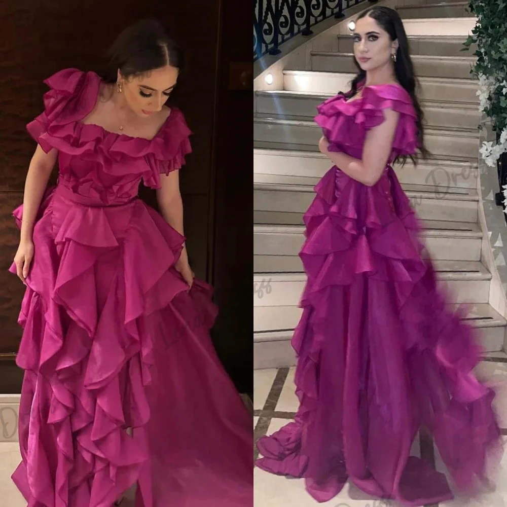 

Женское элегантное плиссированное платье-трапеция из органзы