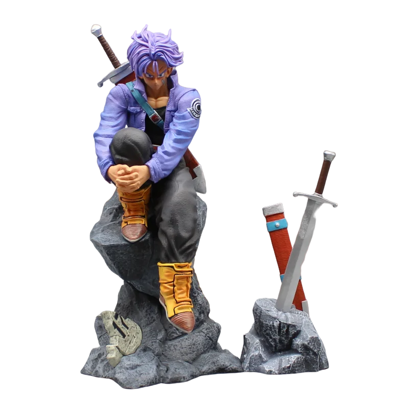 

28cm Dragon Ball Scenarios The Last Soldier Tranx Statue Hand Operated Anime Surroundings Decoration Collect Toys