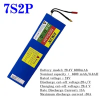 7S2P 29.4V 6600mAh 24v Electric Scooter Battery Lithium Electric Scooter  Electric Scooter Battery 24v 7s2p Battery 2