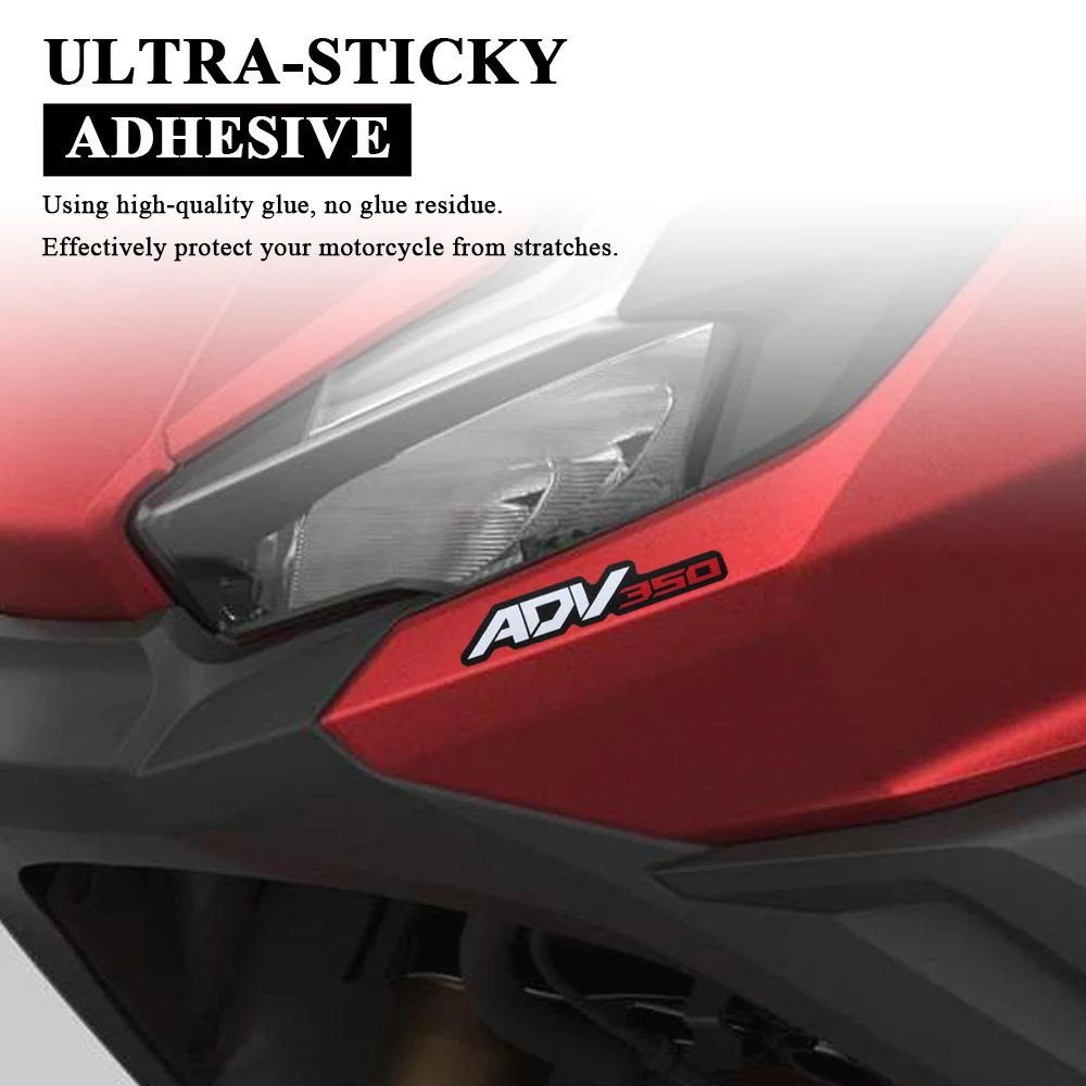 Рисунок 5 - Бело-красные мотоциклетные наклейки