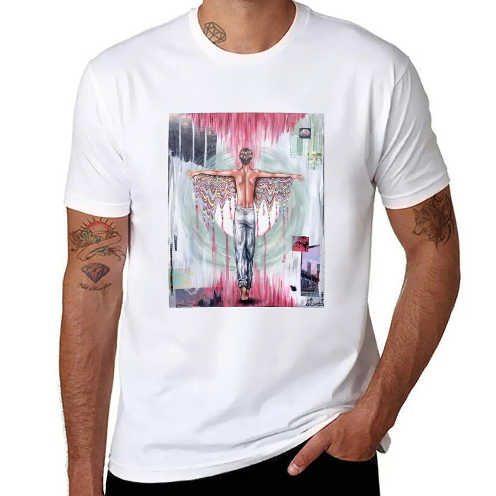 

Into the Light T-Shirt oversized plain customizeds plus size tops mens clothing
