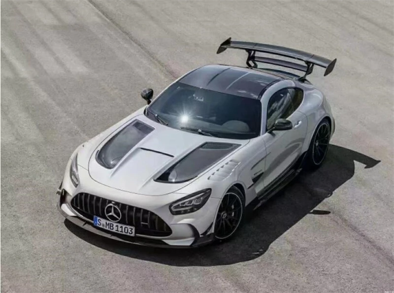 For Mercedes Benz AMG GT GTS GTC GTR 2015-2023 Real Carbon Fiber Spoiler REAR WING TRUNK LIP SPOILERS High Quality BS Splitters - - Racext 45