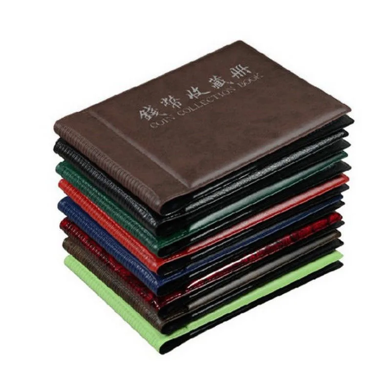 Book Coin Album Holder Money Pockets 35*40mm Folders Openings Collection Storage Container