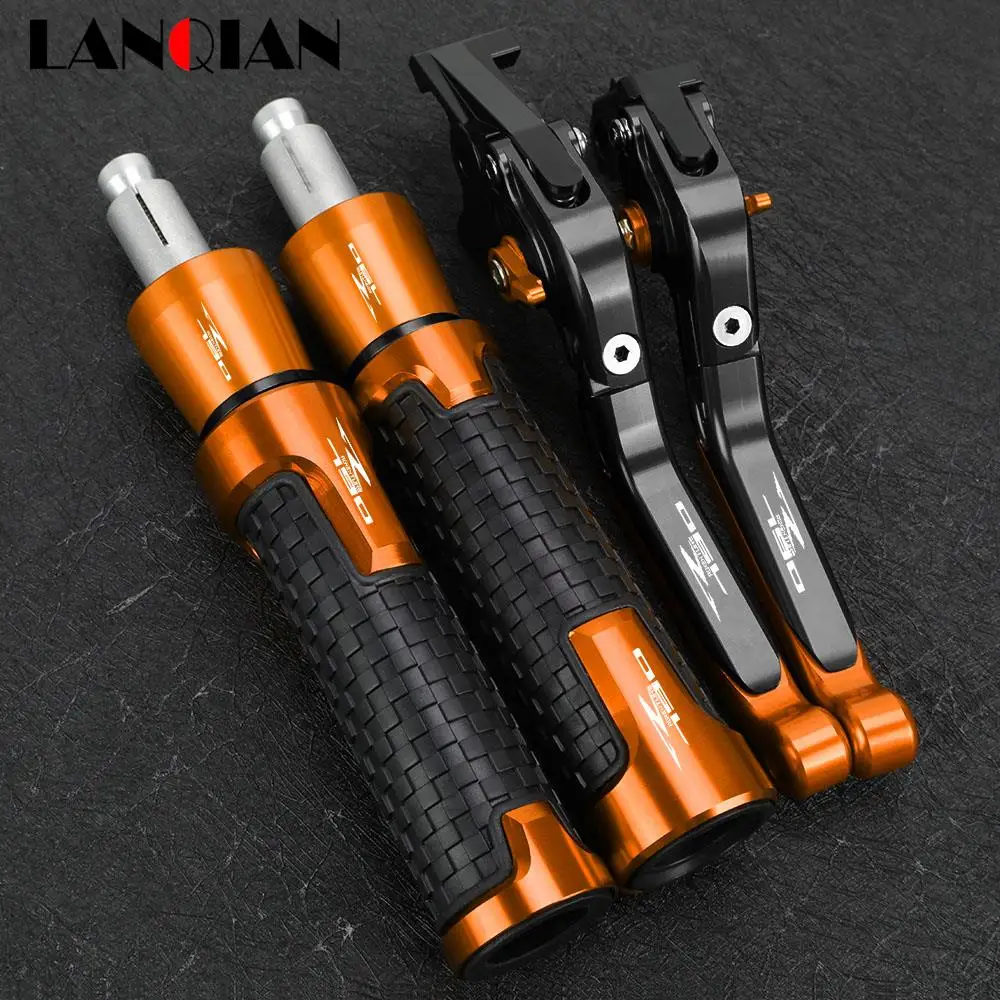 

Motorcycle Adjustable For 790ADVENTURE R 2017-2020 2021 2022 2023 Accessories Brake Clutch Levers Handlebar Handle Grip ends Set