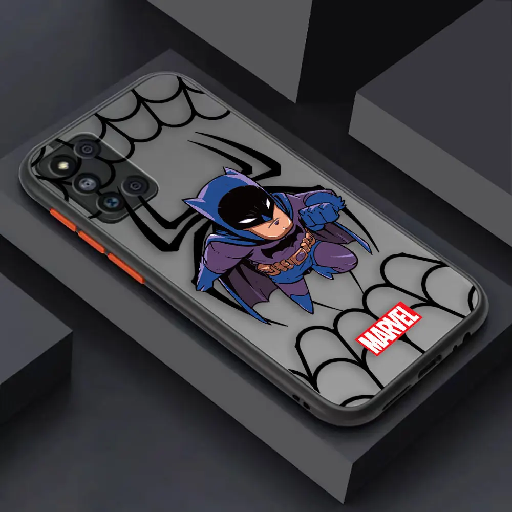thumbnail image 1 of Matte Case for Samsung Galaxy M62 M53 M52 M51 M33 M32 M31 M30S M23 5G J8 J7 J6 J5 Case Funda Coque Marvel Avengers Anime Cartoon, 1 of 5