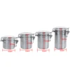 Stainless Steel Food Storage Container Airtight Kitchen Storage Bottle Sugar Tea Coffee Beans Canister for Home Restaurant 6