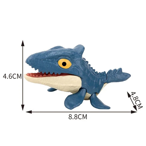 Jurassic Finger Dinosaur  Tyrannosaurus Model Toys for Kids Finger Biting Dinosaurs Movable Joints Dinosaur Toy for Boy Gift 6