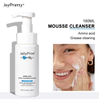 JellyPrim Amino Acid Mousse Cleanser Gentle Cleaning Moisturizing Blackhead Acne Oil Control Sunscreen Removal Face Wash 180ml 1