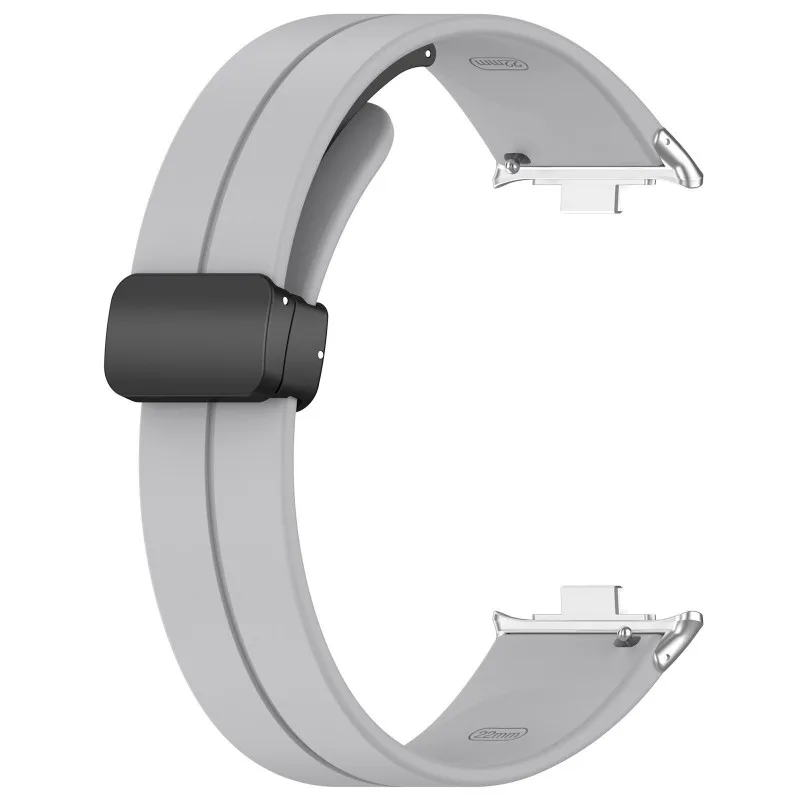 Silicone Magnetic Strap Loop Bracelet for Smartwatch Wristbands