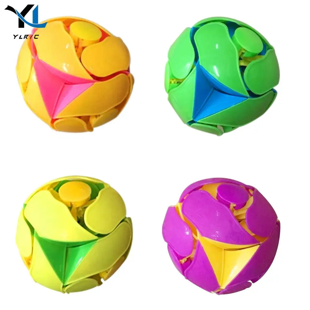 Kids Funny Color Changing Ball Color Flipping Ball Hand Throw Sensory Toy Educational Toy Outdoor Fun Sports Kid Gift