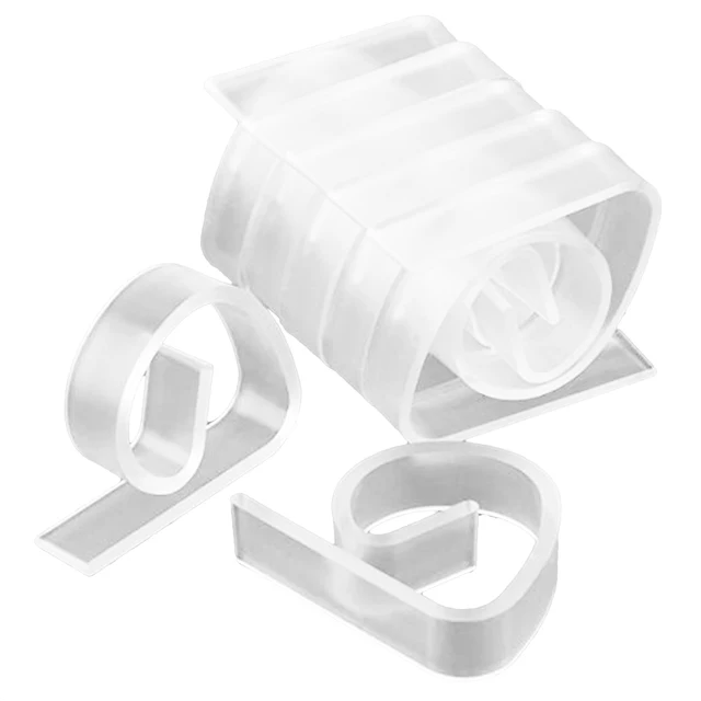 12Db Konyha Csúszásgátló Piknik Tartó Otthoni Buli Tiszta Univerzális Rögzített Beltéri Terítők Klip Könnyű Hordozható - Image 4