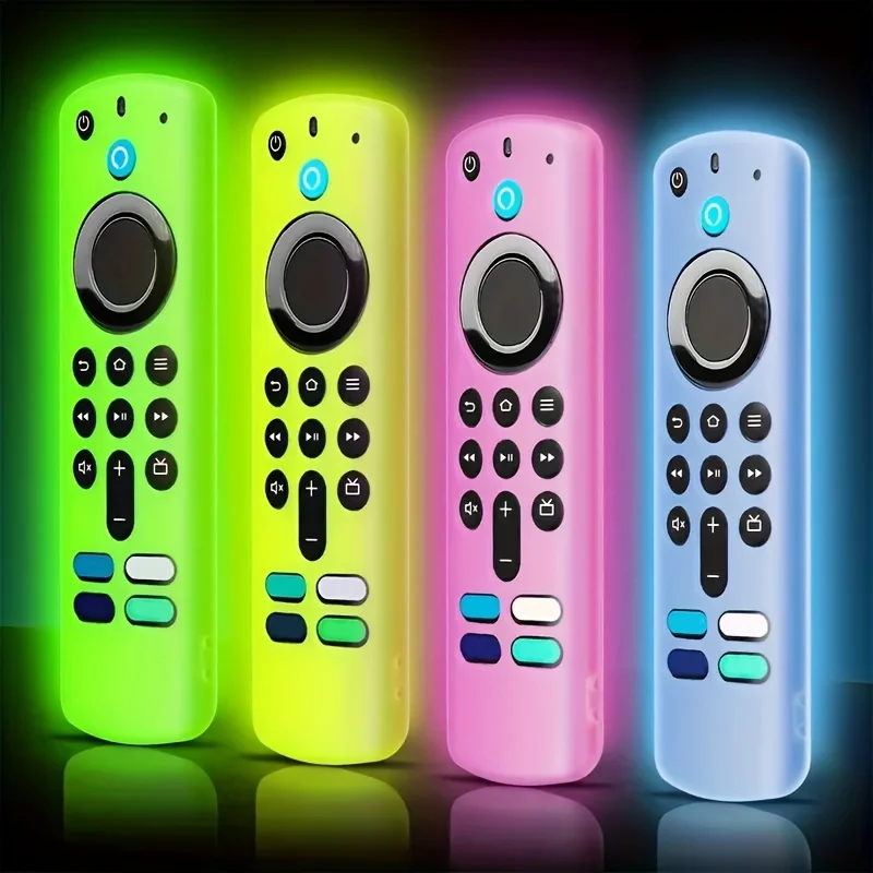 Silicone Remote Case Silicone luminous remote control cover for Alexa Voice Remote (3rd Gen) L5B83G Release Fire TV Stick 4K 2nd Gen