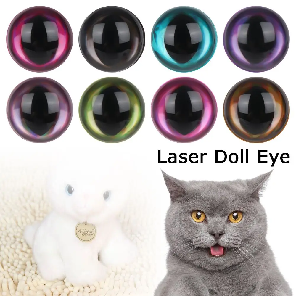 10/12/15/18mm Safety Eyes/Plastic Cat Doll eyes Handmade Accessories For  Amigurumi Cat Bear Making DIY Crafts Supplies