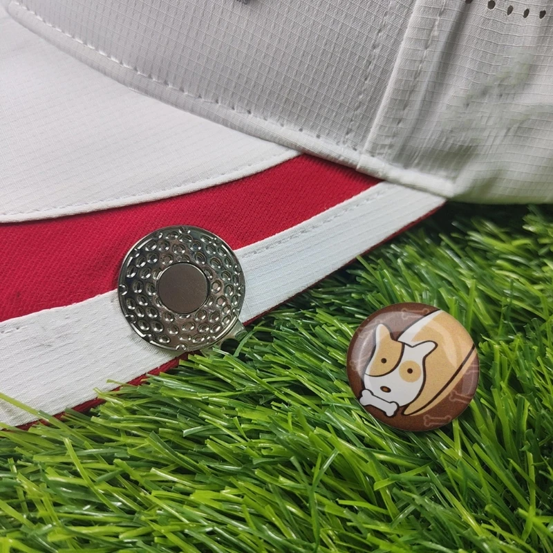 Golf Ball Marker with Magnetic Hat Clip Funny Great Golf Gifts Accessories Set Men Women Fun Gift for Lover 24BD