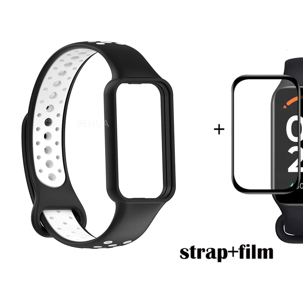 Silicone Replacement Band with Protector Film