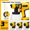 1500W Electric Cordless Spray Gun HVLP Paint Sprayer For Dewalt 20V MAX Battery Furniture Coating Airbrush 2