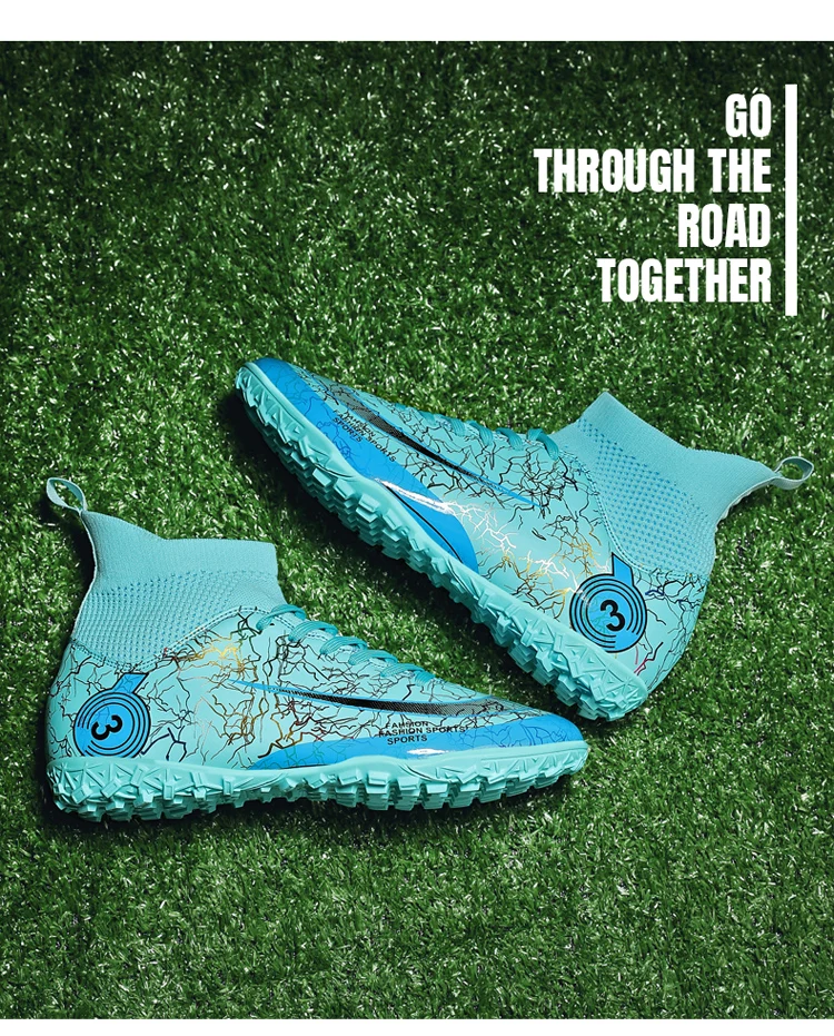 Long Spikes Society Herren Fußball Indoor Rasentraining Fast Field Boots Cleats Mann Turnschuhe Futsal Fußballschuhe_voghion.com