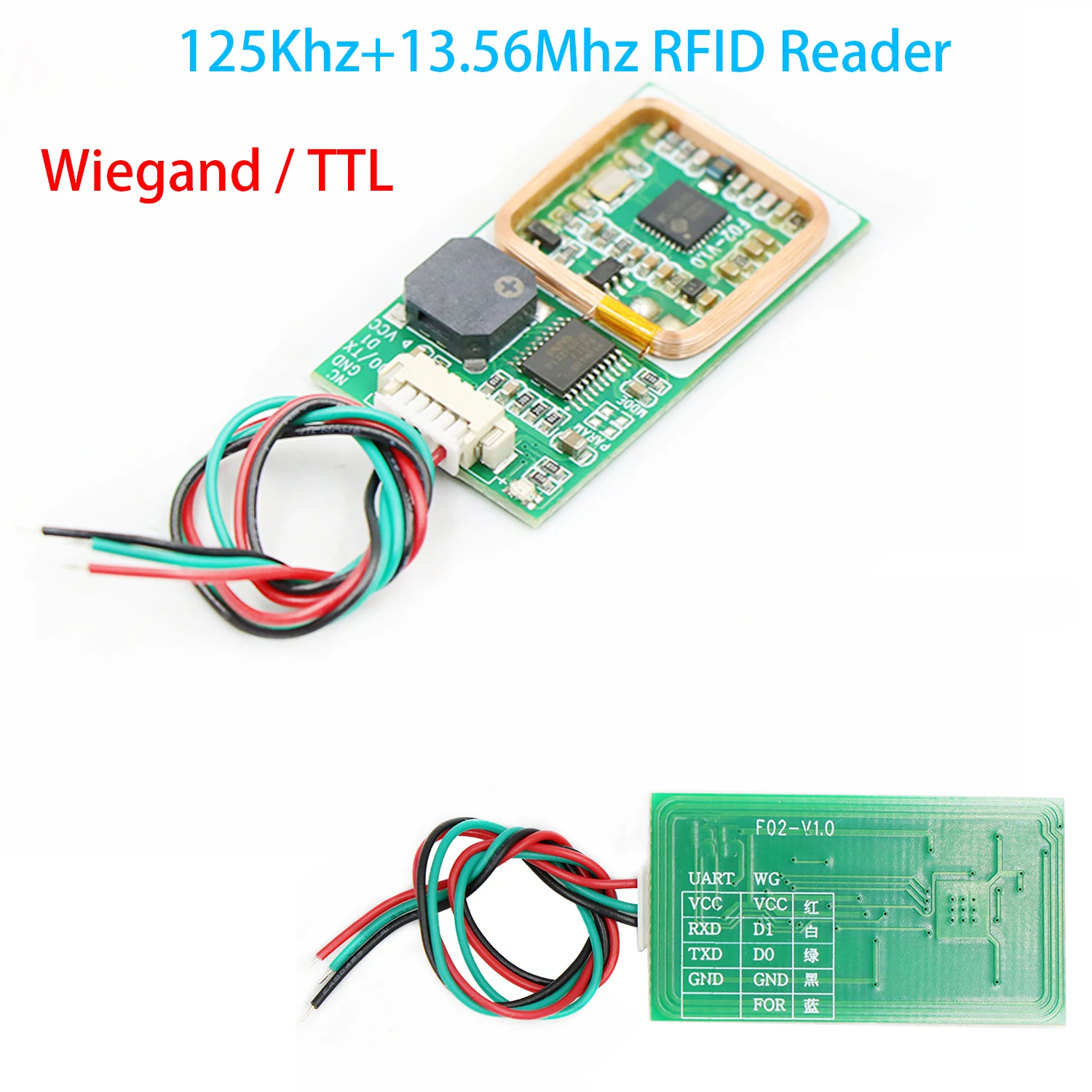 Dual Frequency RFID Wireless Reader Module - 13.56MHz + 125KHz