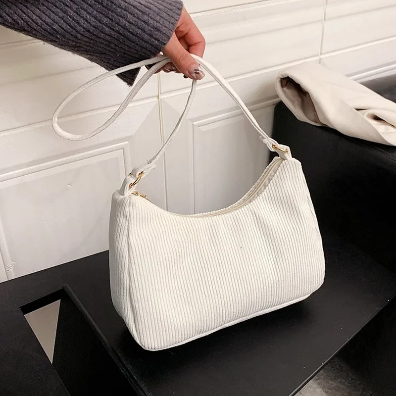 Corduroy Tote Bags Women Corduroy Shopper Tote Bag New Bags Women