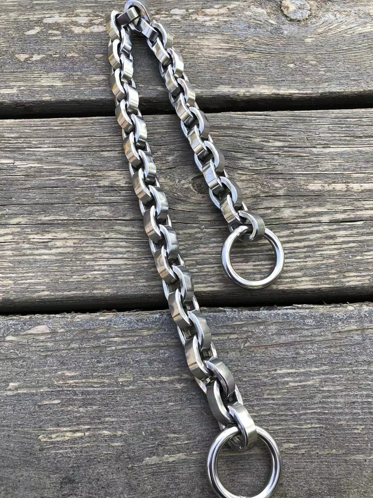 HQ SD01 Strong Solid Stainless Steel 304 Bull Dog P Chain Leash Collar for Giant Pets Rottweiler Corso dog leash dog collar pet collar