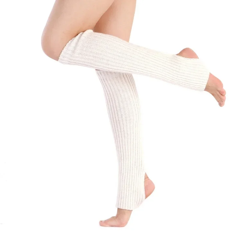 Women Sweet Japanese Lolita Leg Warmers 50cm for Girls Gothic Long Socks Y2K Knitted Dance Yoga Cosplay leg warmers