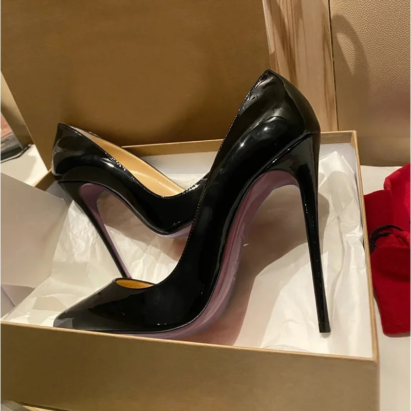 Top High Heel So Kate Dress shoes womens Stiletto Heels Genuine Leather Point Toe Pumps designer fashion outdoor Hot Chick Iriza