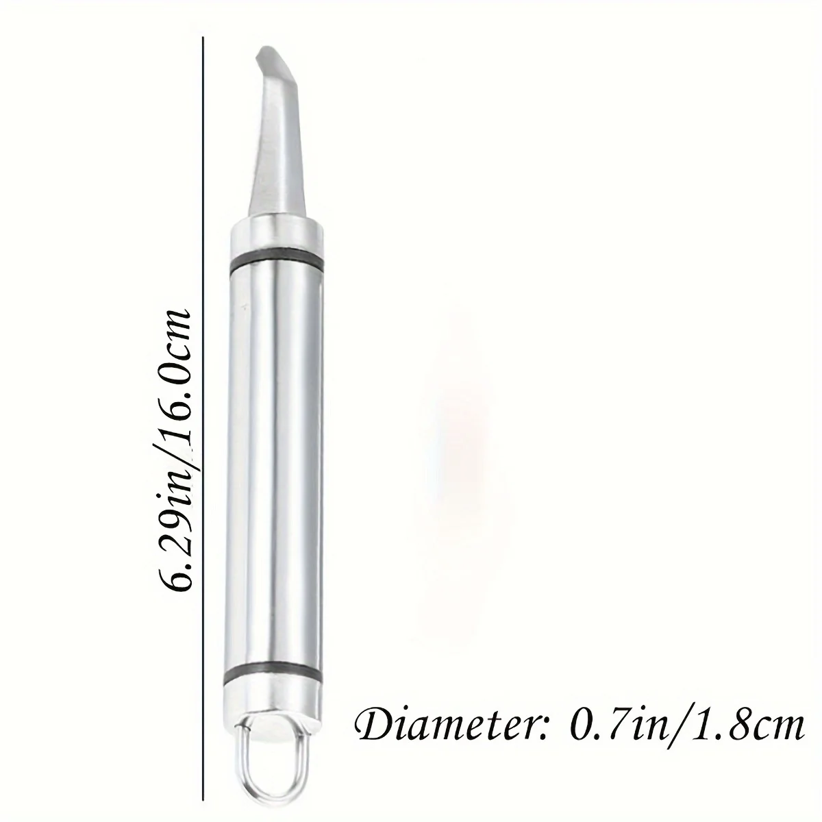 1pc Stainless Steel Shrimp Tail Extractor Tool -Efficient for Removing Shell,Easy Cleaning,Ideal for Shrimp Prep- Kitchen Gadget