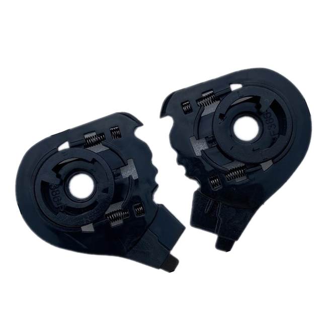 2 Pieces Motorcycle Helmet Lens Base Helmets Visor Mounts Fits for Ff325