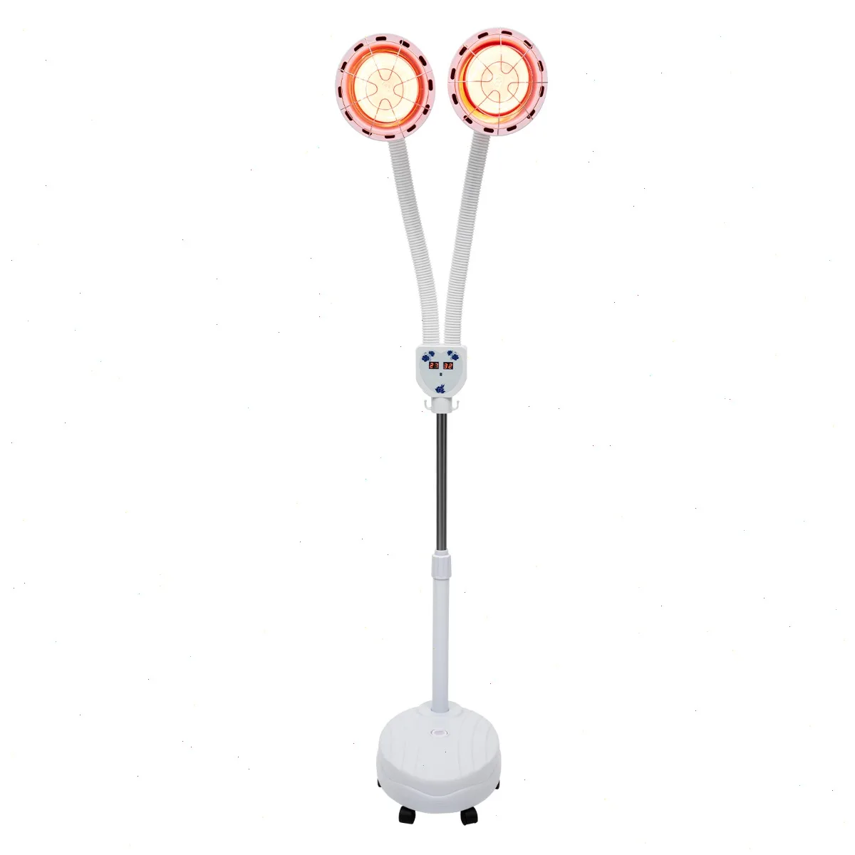 Infrared Red Light Therapy Lamp, IR-Heat-Infrared, Adjustable Dual Head 360° Heating Lamp, Stainless Steel Mesh, Home Beauty Care, Waterproof Explosion-Proof 220V - immagine 5
