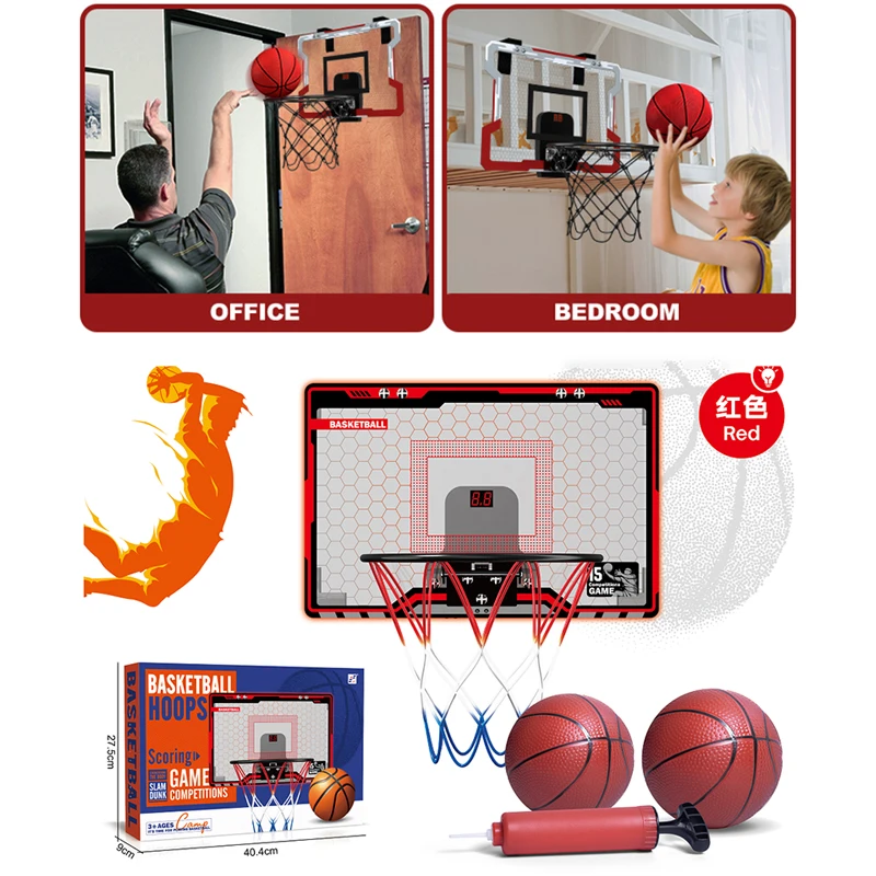 

Indoor Basketball Electronic Scoreboard Stand Hoop Foldable Outdoor Swimming Pool Game Sport Play Toys For Children 3+ Years Old