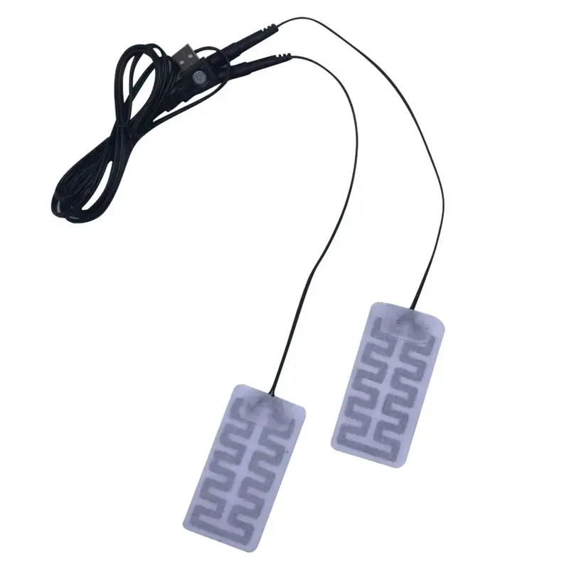 5V USB Electric Heated Insoles Foot Warmer Boots Shoes Pad Winter Outdoor Ski Warming Insoles Heating Gloves 4.5*9CM