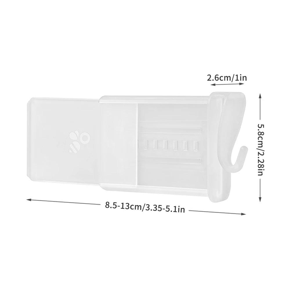 4 przezroczyste przegródki do lodówki, wysuwany klips do przechowywania bocznych drzwi lodówki, żywność kuchenna, butelki, przegródka do przechowywania