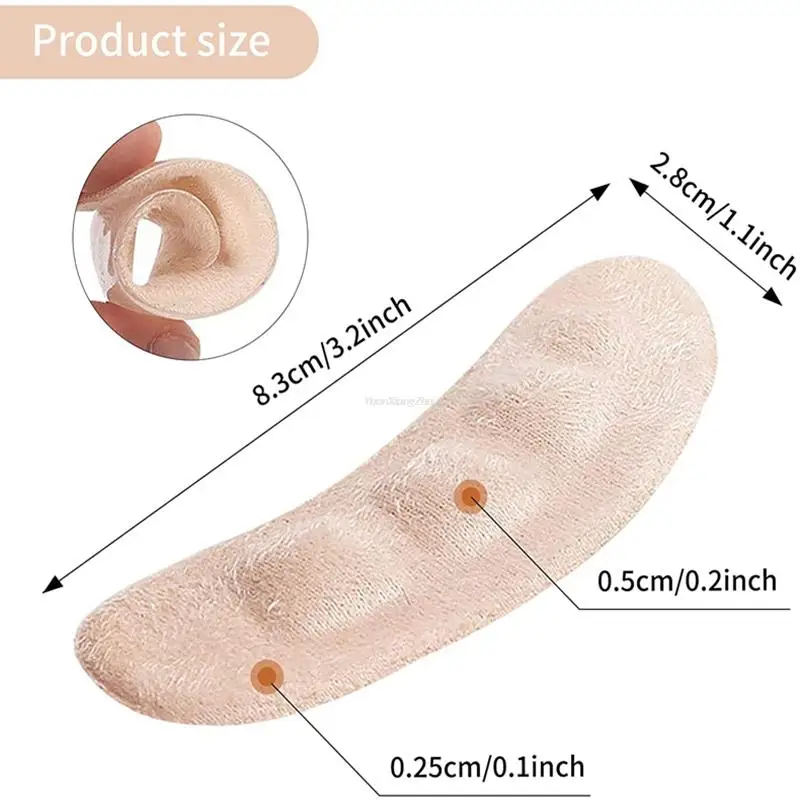 Shoe Pads for High Heels Sandals Anti-Slip Anti-wear Silicone Heel Protectors Womens Shoes