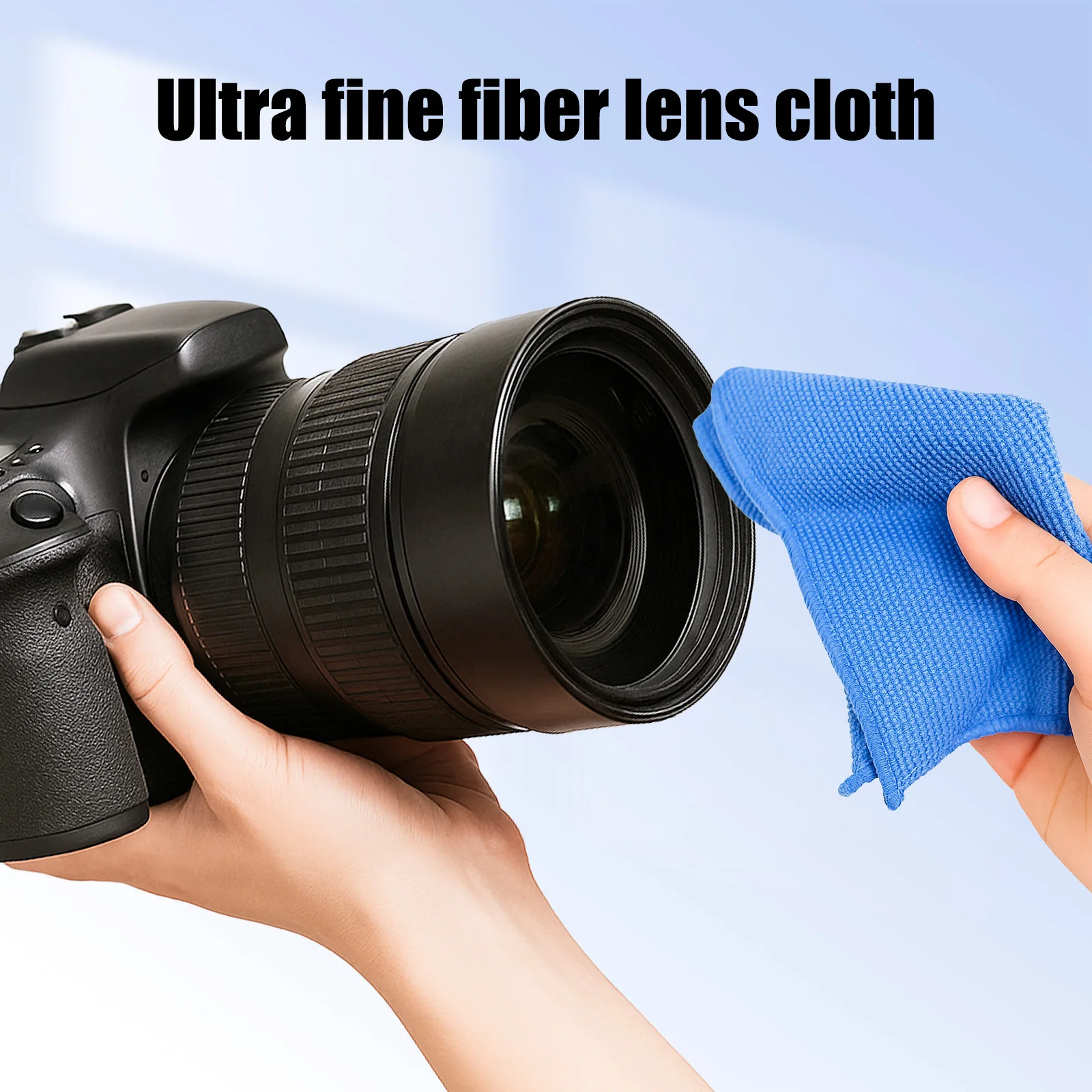 Camera Lens Cleaning Kit with Air Blower Brush Microfiber Cloth & Lens Pen 3-Piece DSLR Dust Removal Tools Set