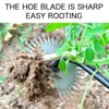 2024 Weeding Artifact Sunflower Hoe With Wooden Handle For Yard Work 5