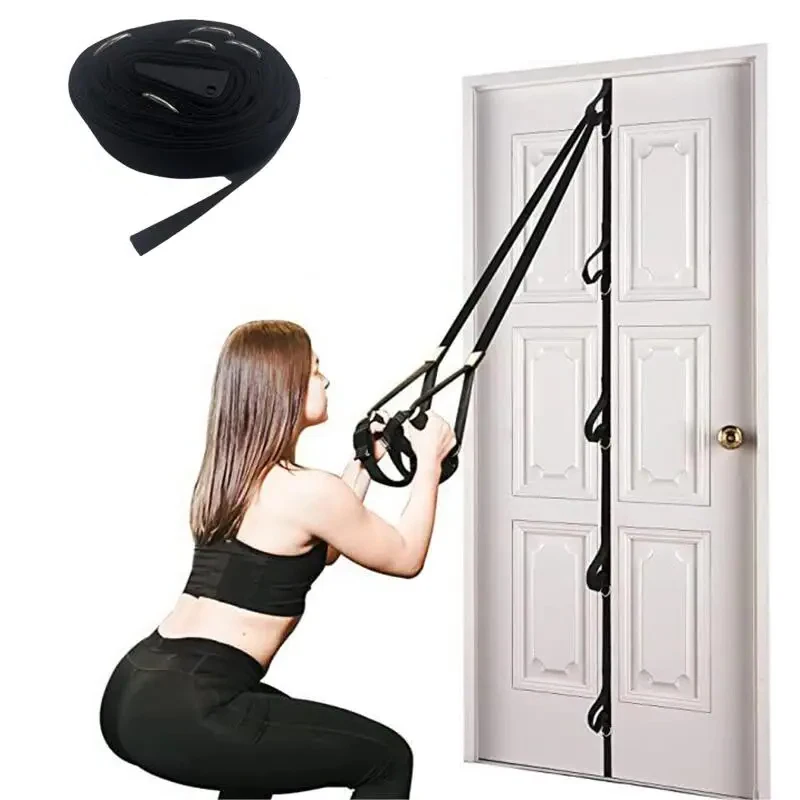 Correia de âncora de porta ProCircle para cinto de resistência de ginástica em casa para treino multiponto para exercícios de força de braços Core Excise