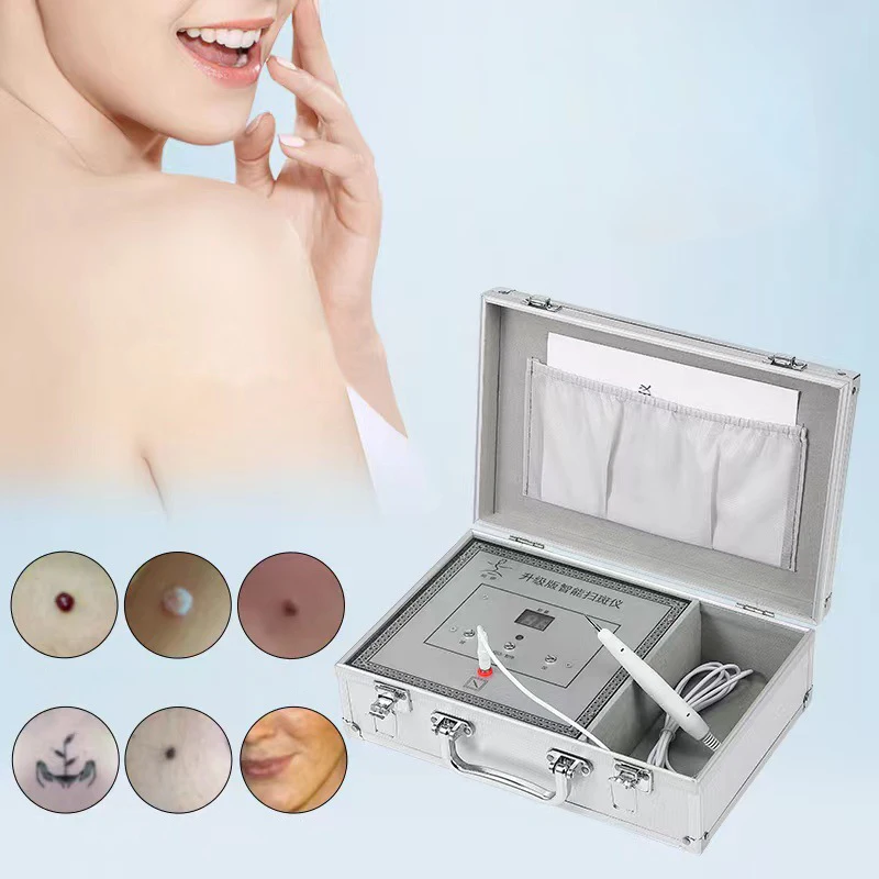 220V Electronic Spot Scanner Dead Skin Removal Beauty Device Remove Dark Mole Face Cleaner Skincare Tools Blackhead Remover