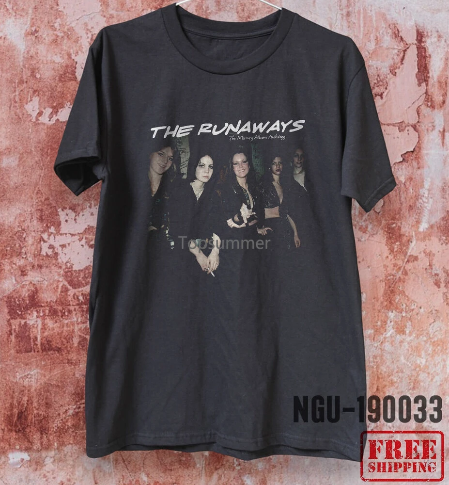 

The Runaways The Mercury Albums Anthology T-Shirt Music S-5Xl Free Shipping