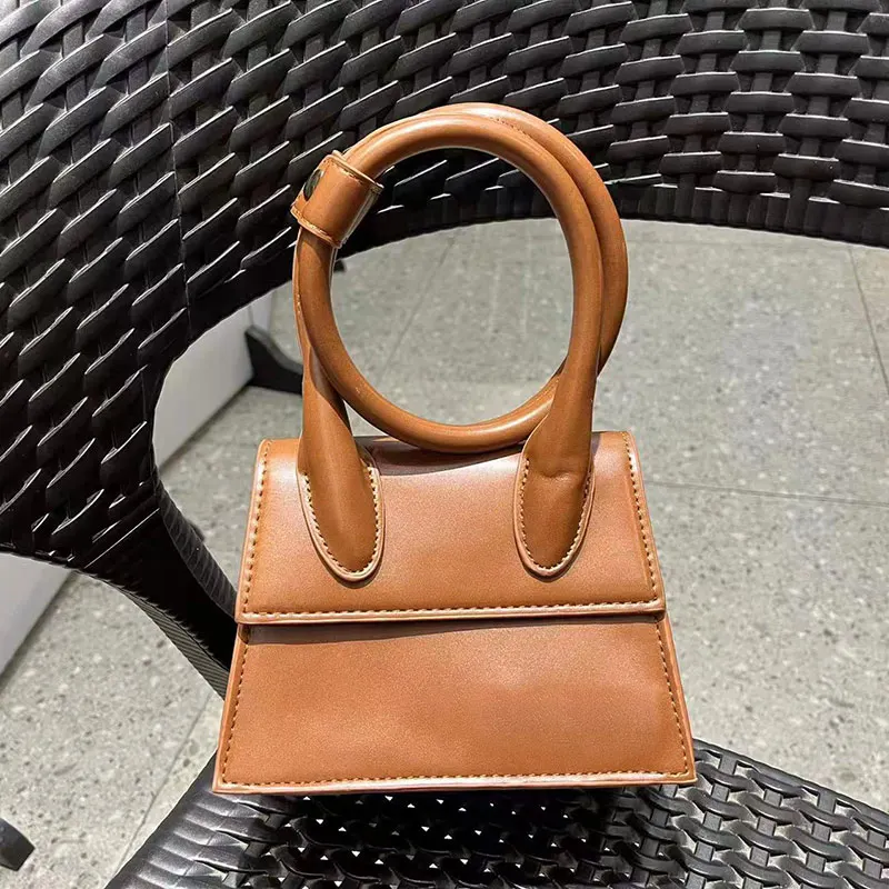 

Women Brand Design Square Leather Handbag Ladies 2023 New Macaron Color Shoulder Bag Fashion Cross-Body Bag For Females、