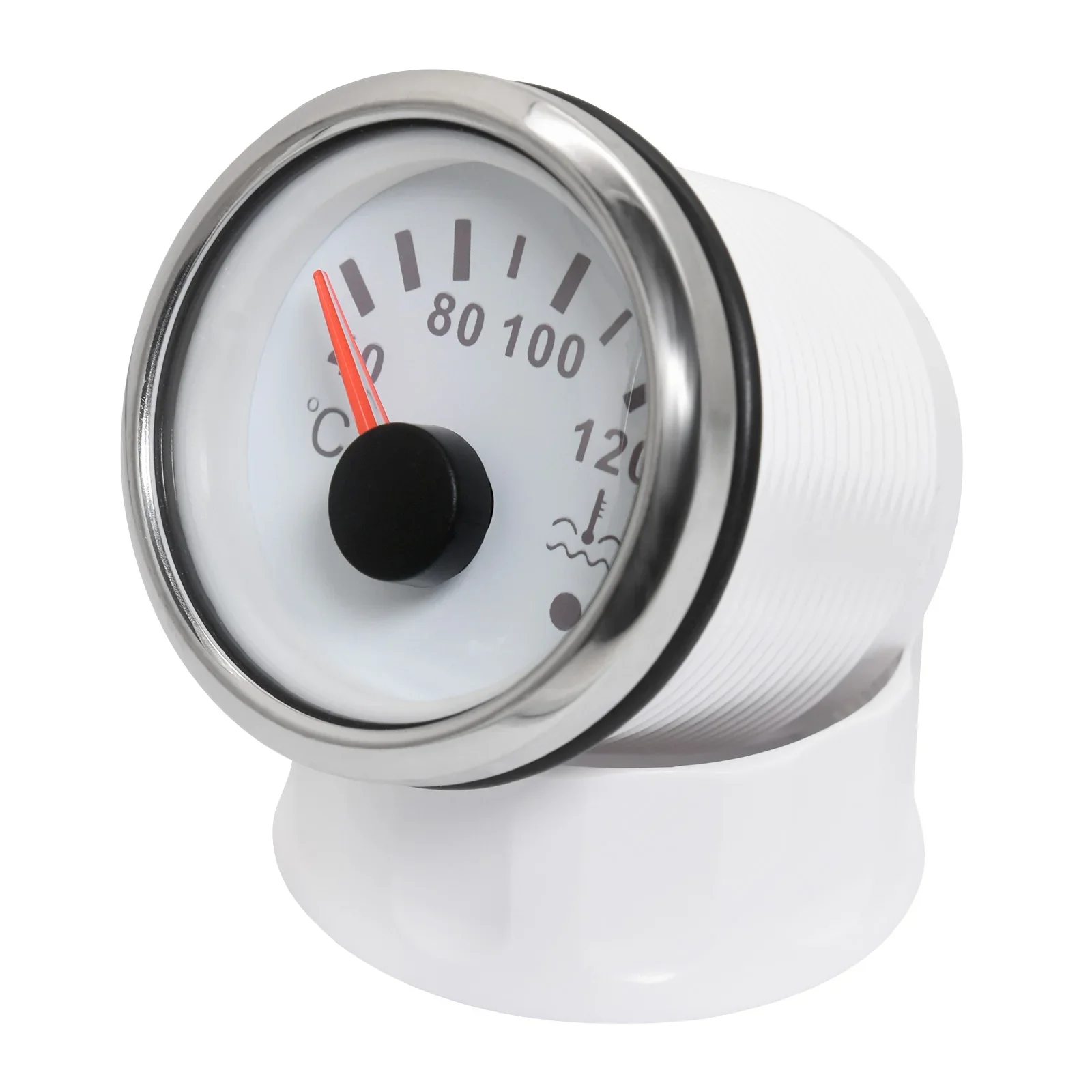 52MM Boat Car Water Temperature Gauge With Coolant Temperature Sensors 1/8NPT 14