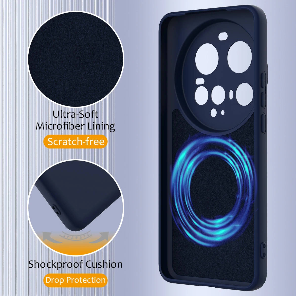 MagSafe Magnetic Liquid Silicone Shockproof Wireless Charging Soft Case