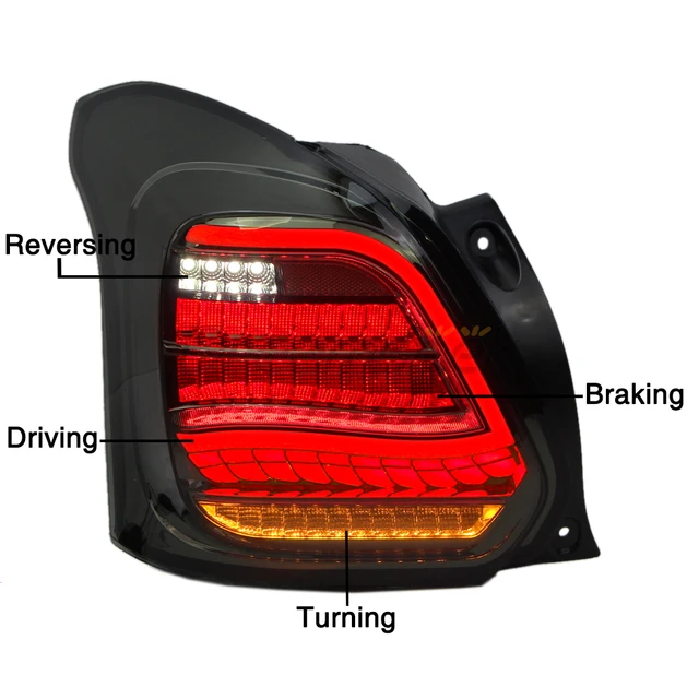 自動車ウインカーライト プリウス 2016 2017 用 車のテールライト リアターンシグナルライト ストップブレーキ パーキングラ  に適合するプリウスα 2012 2013 2014年式用 リアテールライト ターンシグナルライト ストップブレーキライト テールラン トヨタ プリウス  2010 ... リアテールライト 2K5945105D 2K5945106D 用のVW用 用のキャディ用 用のMK4 2015 2016 2017