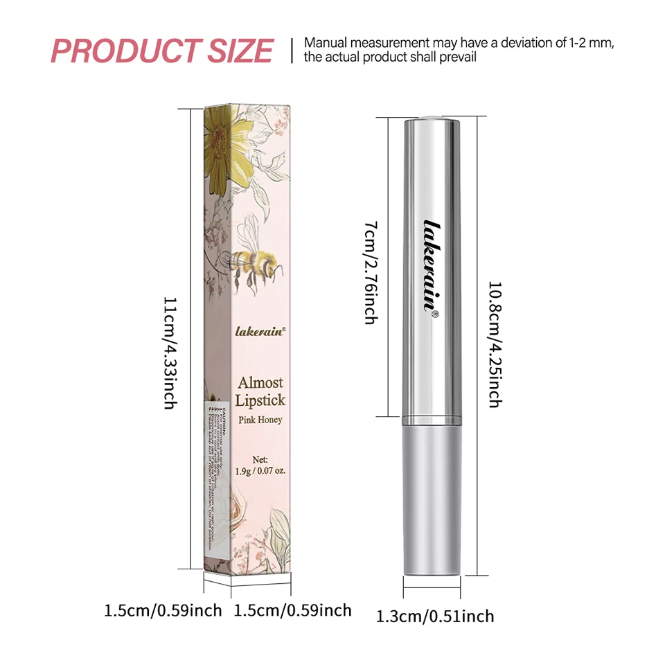 Labial hidratante de miel y vitamina e con efecto voluminizador_voghion.com