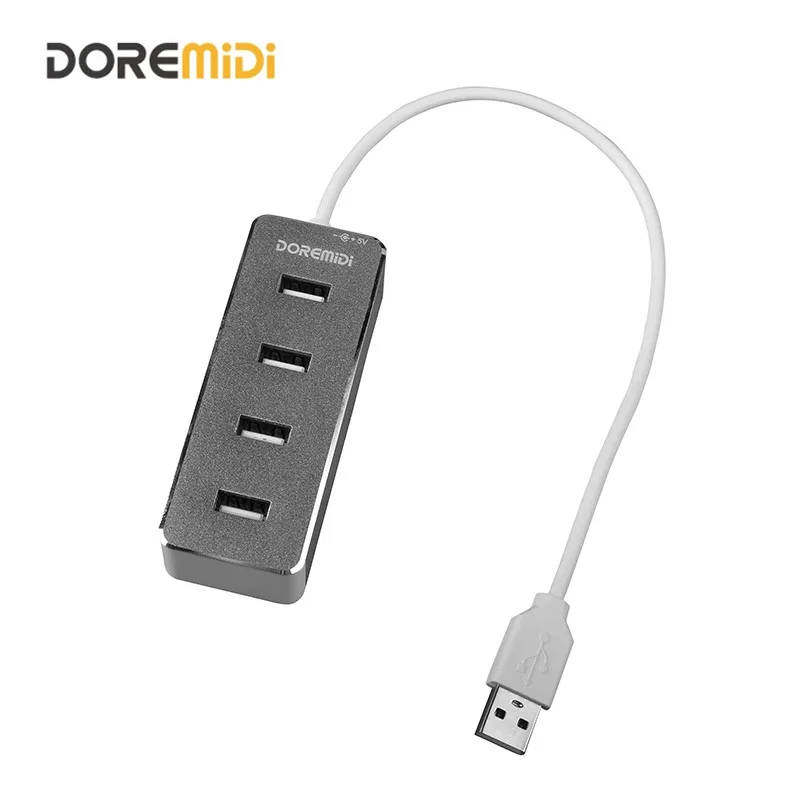 Doremidi-usb Hub 2.0 para pc Portátil Alta Velocidade Portas Hub Host Midi Umh21