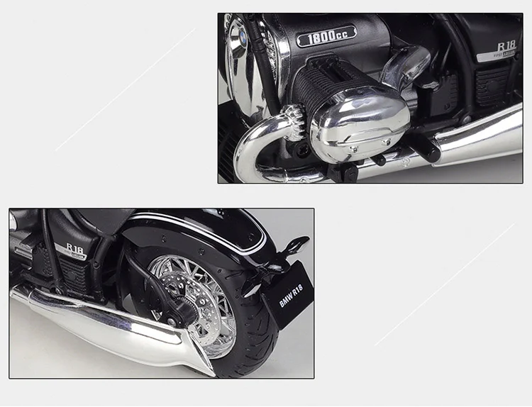 WELLY 1:12 BMW R18 2020 Alloy Motorcycle Model Simulation