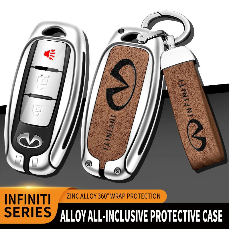 Car Key Cover Fob Case For Infiniti G25 G35 G37 Q40 Q50 Q60 Q70 Q80 Qx50 Qx56 Qx60 Qx70 Qx80