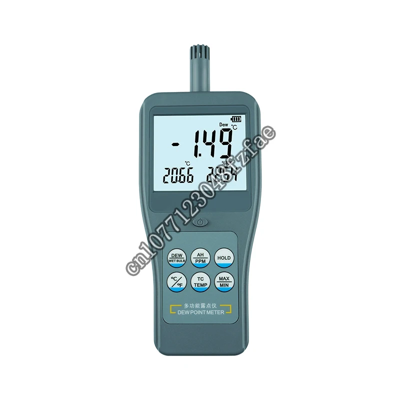 

RTM2612 Digital Temperature and Humidity Meter High precision Ambient Wet Bulb AH RH PPMv Thermocouple Surface Temperature