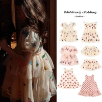 KS Girls Party Dresses 2025 Summer Kawaii Sequin Bow Puffy Dress Baby Girls Tutu Skirts Children's Princess Dress Kids Clothes