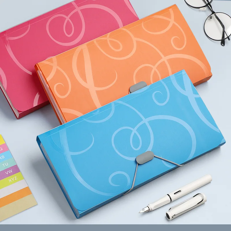 File Folder B6 A6 Files Orginizer For Documents Waterproof File Bag Pocket Expanding Wallet Organ Bag Budget Binder Desk Organiz